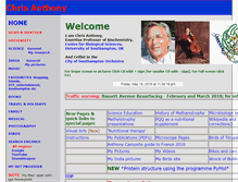 Tablet Screenshot of chris-anthony.co.uk
